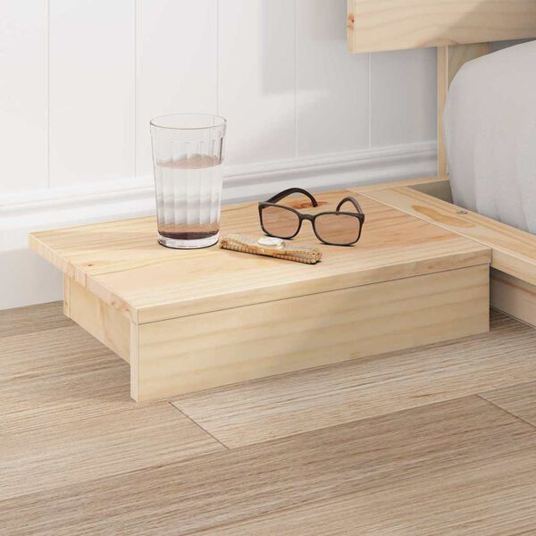 vidaXL Рамка за легло Кафяво 200 x 200 cm Дърво