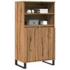 vidaXL Highboard Artisan Дъб 60x36x110 cm Инженерна дървесина