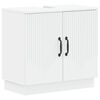 vidaXL Шкаф за мивка в баня HOORN Бяло 59,5 x 31,5 x 56 см