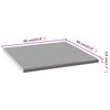 vidaXL Кухненски плот, сив, 60x60x2,8 см, ПДЧ