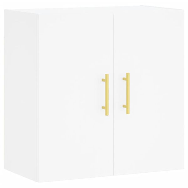 vidaXL Стенен шкаф, бял, 60x31x60 см, инженерно дърво
