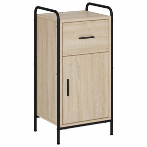 vidaXL Служебен шкаф Дъб сонома 97 x 33 x 81 см Инженерна дървесина