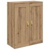 vidaXL Стенен шкаф Дъб 69,5 x 34 x 90 см Инженерна дървесина