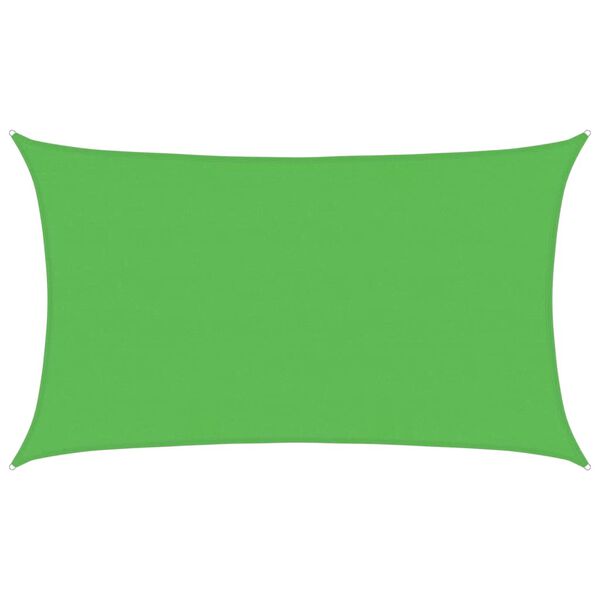 vidaXL Платно-сенник, 160 г/м&sup2;, светлозелено, 5x8 м, HDPE
