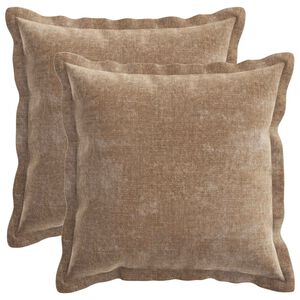 vidaXL Калъфка за възглавница 2 бр. HOUTEN Кафяво 30 x 30 cm