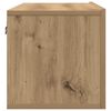 vidaXL ТВ шкафове за стенен монтаж, 2 бр, дъб артизан, 100x30x30 см