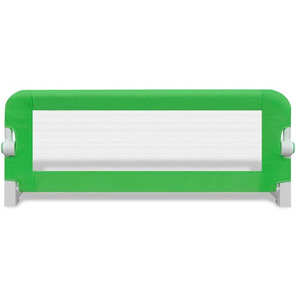 vidaXL Ограничител за детско легло, 102x42 см, зелен