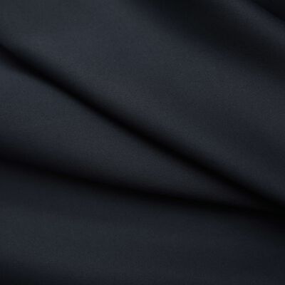 vidaXL Затъмняващи завеси с куки, 2 бр, черни, 140x175 см