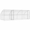vidaXL Кучешка клетка 3 бр. Сребристо 6 x 2 x 2 m Поцинкована стомана