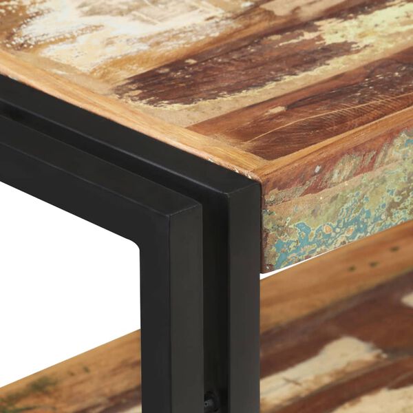 vidaXL Конзолна маса, 90x30x75 см, регенерирано дърво масив