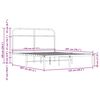 vidaXL Рамка за легло без матрак 120x200 см кафяв дъб инженерно дърво
