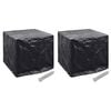 vidaXL Калъфи градински резервоари за вода 2 бр 8 капси 116x100x120 см