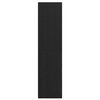 vidaXL Гардероб с рафт Черен дъб 50 x 50 x 200 cm Инженерно дърво