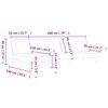 vidaXL Г-образно разтегателно канапе светлосиво 255x140x70 см кадифе