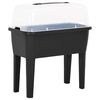 vidaXL Повдигната леха 77x38,7x82 см PP
