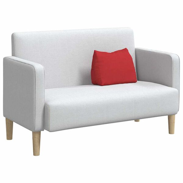 vidaXL Възглавница за гръб Червено 45 x 20 x 35 см текстил