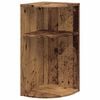 vidaXL Крайна масичка Старо дърво 29,6 x 29,6 x 60 см