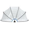 vidaXL Купол за басейн 315x158 см PVC