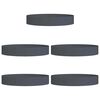 vidaXL Пръстен за саксия 5 pcs Антрацит 120 x 120 x 20 см