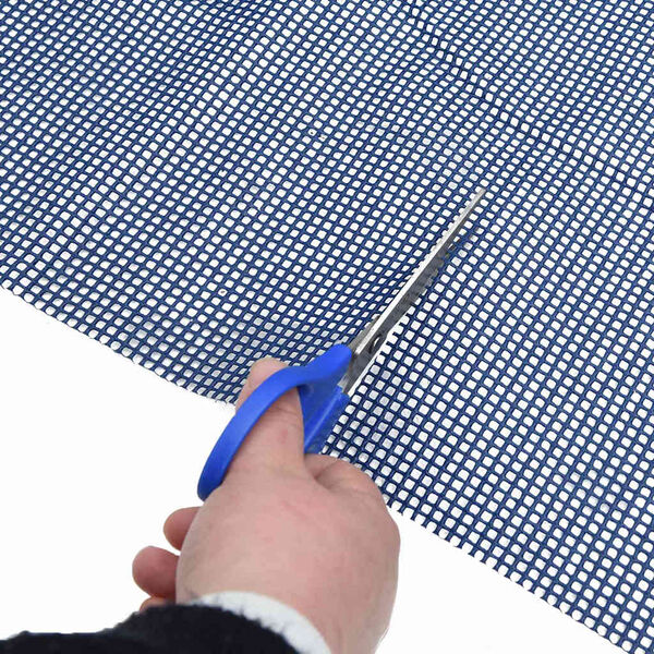 vidaXL Килим за палатка Синьо 800 x 350 см Полиестер