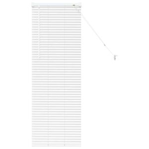 vidaXL Вертикални щори Бяло 130 x 50 см Алуминий