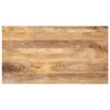 vidaXL Плот за маса, 100x70x2,5 см, правоъгълен, манго масив