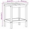 vidaXL Странична маса Adirondack Нейви синьо 38 x 38 x 46 см HDPE