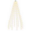 vidaXL Лампички за коледна елха 150 LED светодиода Топло бяло 150 cm
