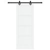 vidaXL Преплъзваща се врата ORKDAL Бяло 78 x 202 см