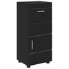 vidaXL Комплект шкафове за баня TULUM Черно 37 x 31,5 x 82 см