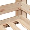 vidaXL Рамка за легло без матрак, 75x190 см, масивна чамова дървесина