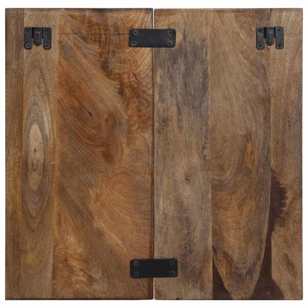 vidaXL Нощно шкафче Multicolour Масивна дървесина Възстановена