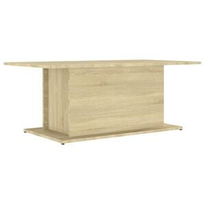 vidaXL Кафе маса, сонома дъб, 102x55,5x40 см, инженерно дърво