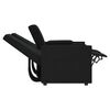 vidaXL 2-местен реклайнер с поставка за чаша, черен, текстил