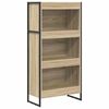 vidaXL Шкаф за книги 60 x 30 x 121 см Инженерна дървесина Сонома