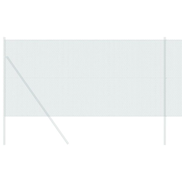 vidaXL Шестоъгълна ограда Зелен 1.2 x 50 m Стомана