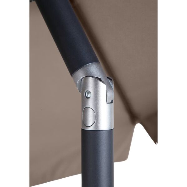 Madison Градински чадър Tenerife, 300 см, кръгъл, таупе