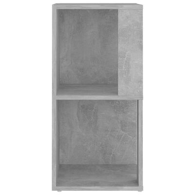 vidaXL Ъглов шкаф, бетонно сив, 33x33x67 см, ПДЧ