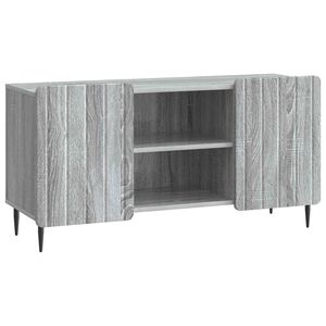 vidaXL ТВ шкаф Сива сонома 102 x 34,5 x 52 см Инженерна дървесина