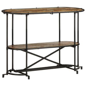 vidaXL Конзолна маса, 110x42x76 см, регенерирано дърво масив