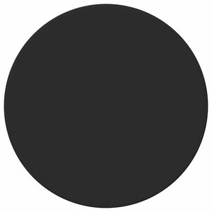 vidaXL Топ за маса Черно &Oslash; 70 x 1,5 cm Инженерно дърво