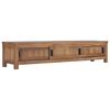 vidaXL ТВ шкаф, 150x30x30 cм, тиково дърво масив