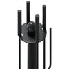 vidaXL Комплект инструменти за камина, 5 части, 18x56 см, стомана