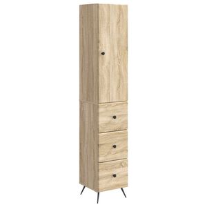 vidaXL Комплект шкафове 2 pcs Дъб сонома 34,5 x 34,5 x 90 см