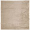 vidaXL Килим HUARTE с къс косъм, мек и миещ се, пясъчен, 120x120 см