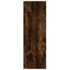 vidaXL Шкаф за съхранение, опушен дъб, 60x29,5x90 см