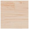 vidaXL Плот за маса, 40x40x1,7 см, квадратен, бор масив