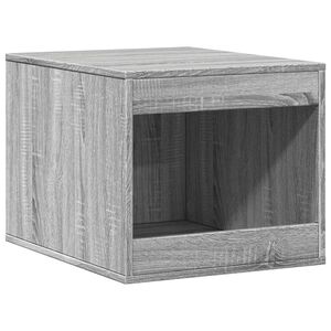 vidaXL Заграждение за котешка тоалетна 47x59x42 см инженерно дърво
