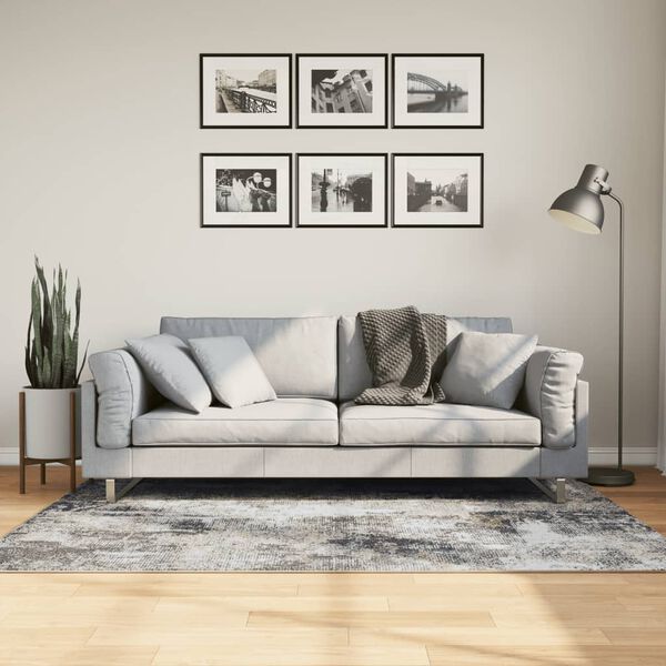 vidaXL Перящ се килим многоцветен 120x180 см противоплъзгащ