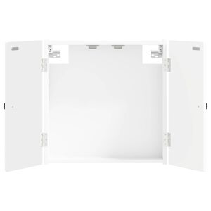 vidaXL Кабинет за дартборд BREDA Бяло 52,5 x 10,5 x 53,5 см